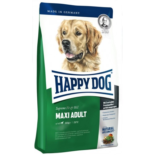 غذای خشک سگ های نژاد بزرگ بالغ  هپی داگ  / 4 کیلویی/ Happy Dog ADULT MAXI